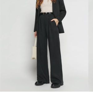Reformation Mason pants, black, size 6